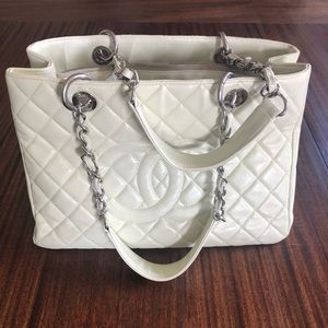 Authentic off white Chanel handbag